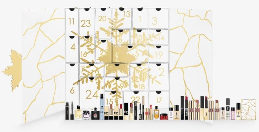 Calendario-Avvento-YSL-Natale-2023 Calendario dell'Avvento YSL 2023: Natale di lusso