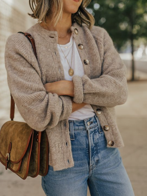 Cardigan autunno