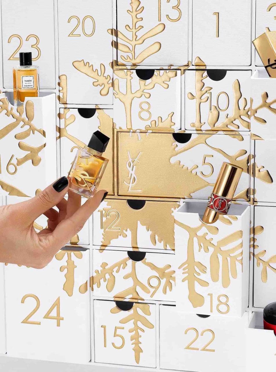 Calendario dell'Avvento YSL 2023: Natale di lusso