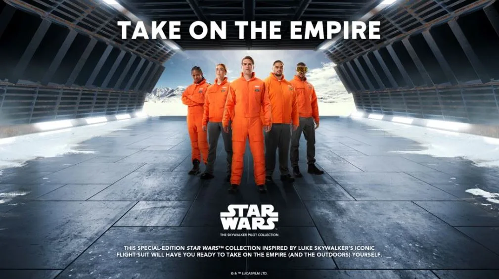 Columbia, la collezione Star Wars Skywalker Pilot