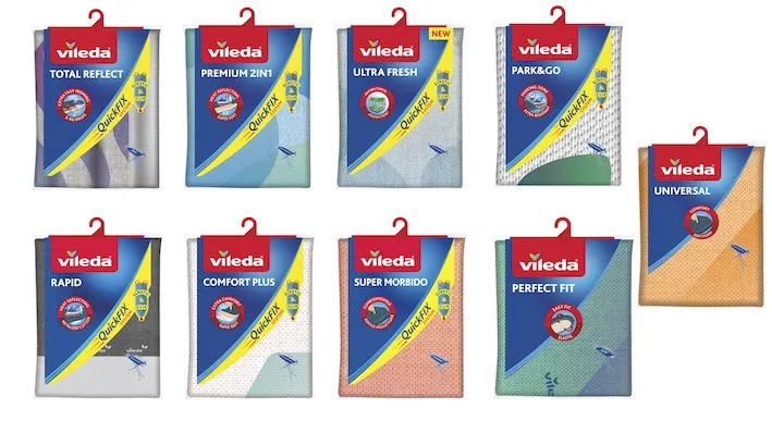 Vileda: i nuovi copriasse eleganti e funzionali