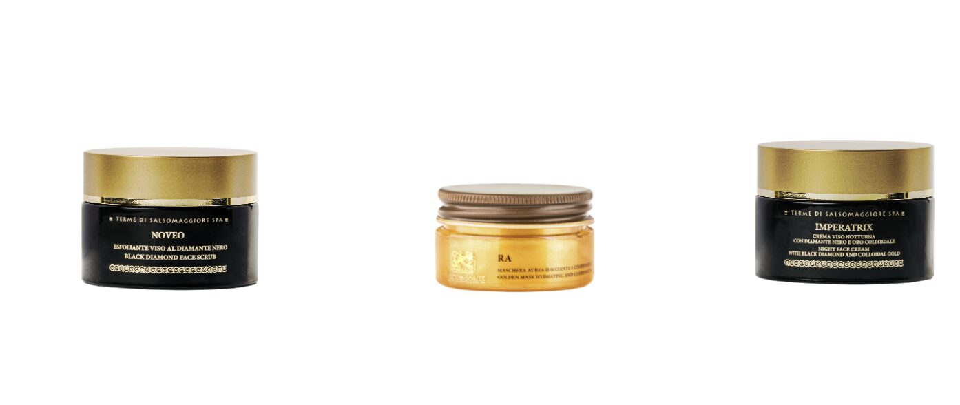 Thermae Il Tempio della Salute: skincare effetto glow con la potenza dell' oro e del diamante nero - Le Shopping News Il Magazine per gli Appassionati di Moda e Tendenze