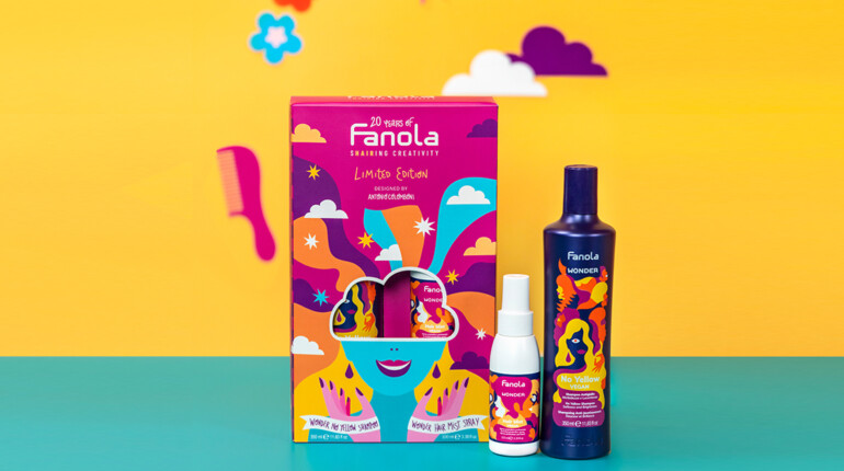 Scopri la limited edition Fanola per i 20 anni: colore, creatività e prodotti iconici in collaborazione con Antonio Colomboni!