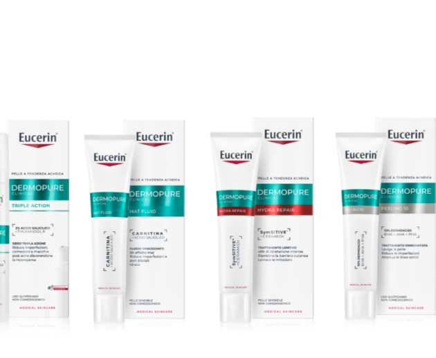 Eucerin DermoPure Clinical™: la nuova linea contro l’acne che riduce imperfezioni e macchie post-acne, restituendo fiducia e benessere.