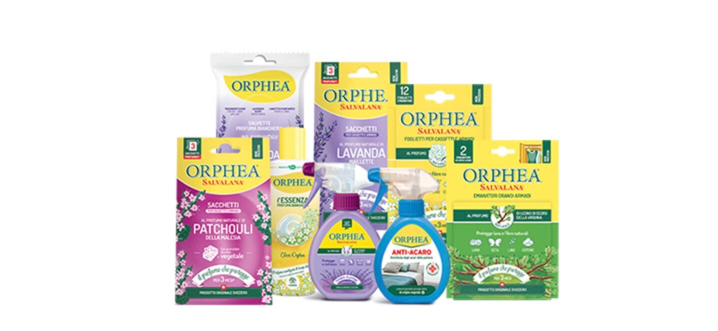 Scopri i sacchetti profumati Orphea Salvalana: protezione naturale e fragranze intense per un cambio armadi perfetto.