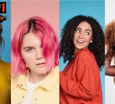Foto di ragazze con vari tipi e colori di capelli