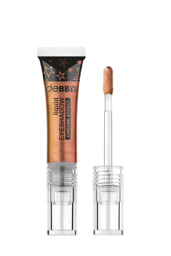 deBBY_CV_LiquidEYESHADOW-CHROME-EFFECT_Sunrise-580x870 Chrome Vibes: il make up glow delle pop icon