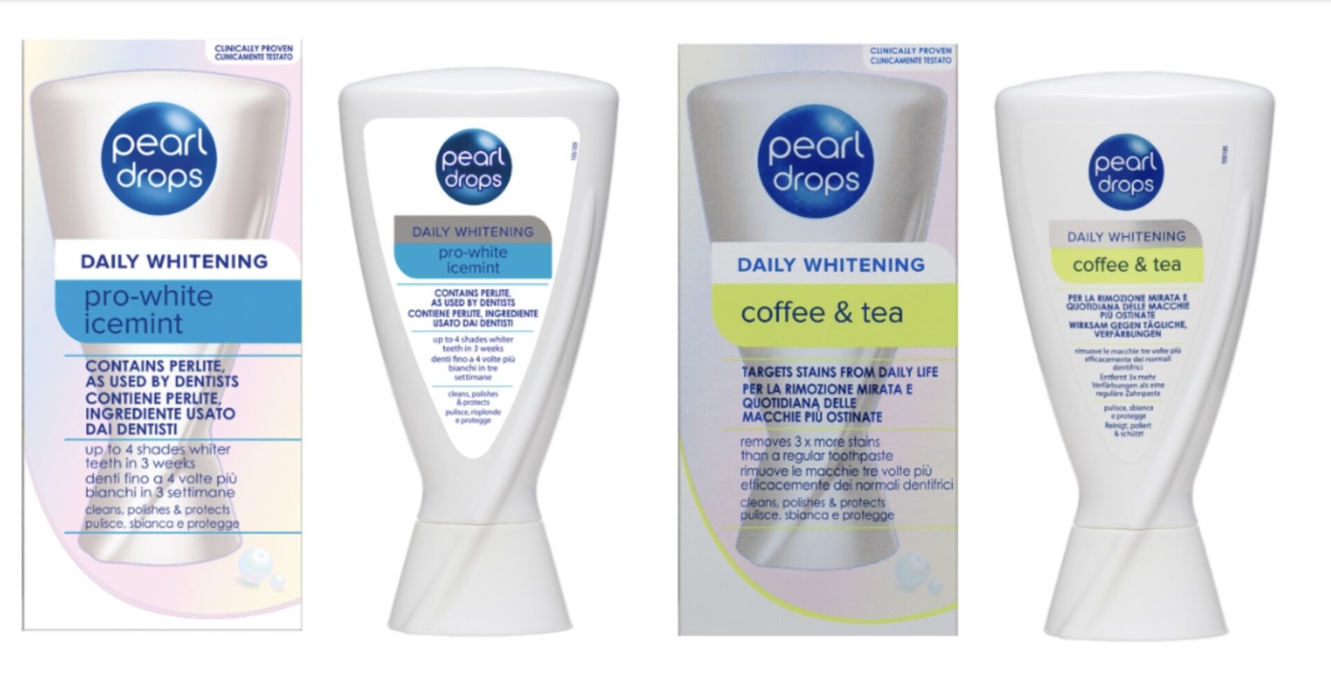 Pearl-Drops-sbiancamento-dentale-quotidiano-LeShoppingNews- Pearl Drops sbiancamento dentale quotidiano: dentifrici specifici per denti bianchi ogni giorno