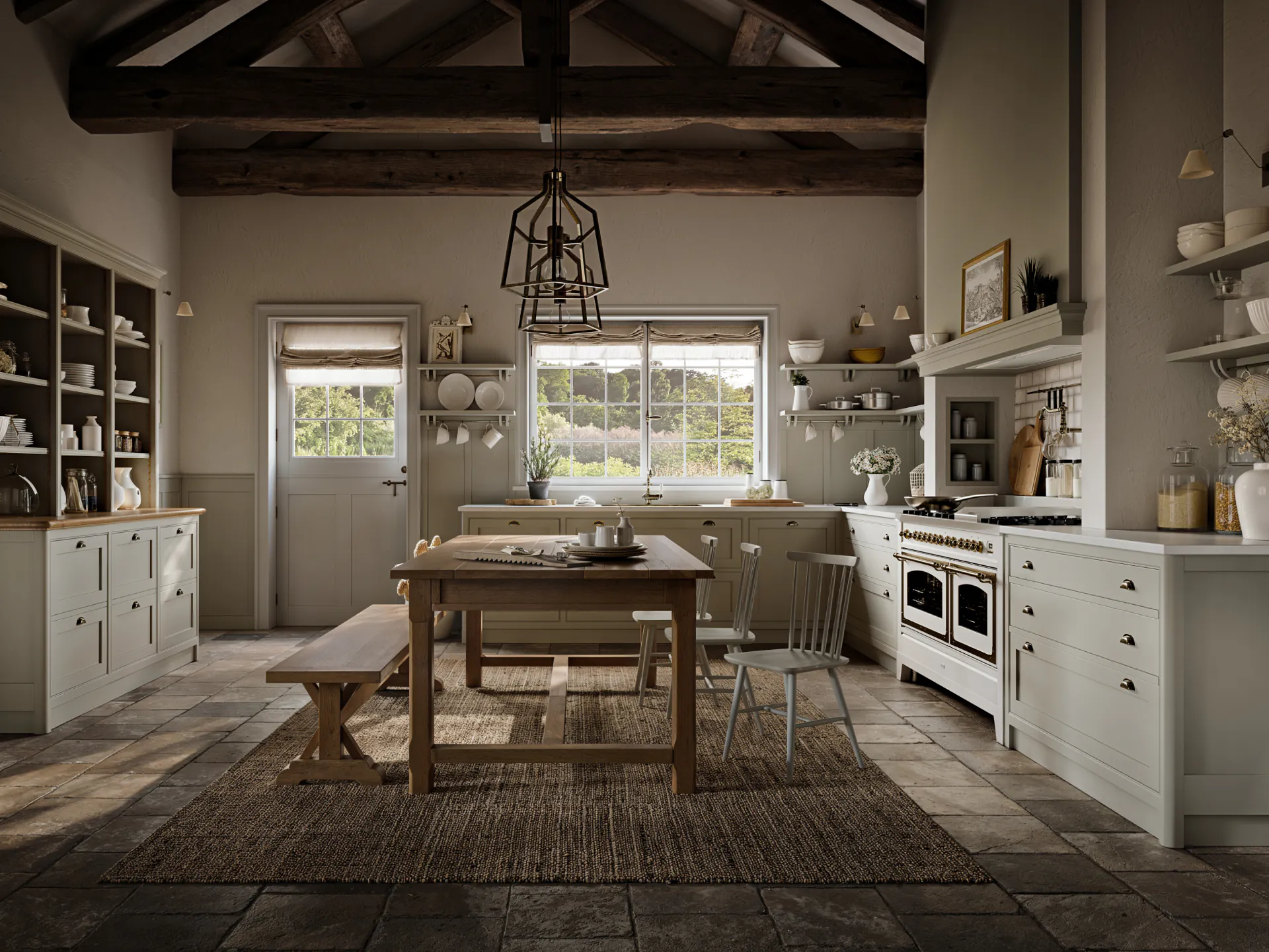 Agatha-Anteprima Marchi Cucine compie 50 anni e presenta Adalise, la nuova cucina country chic in spicy red che ridefinisce l'abitare