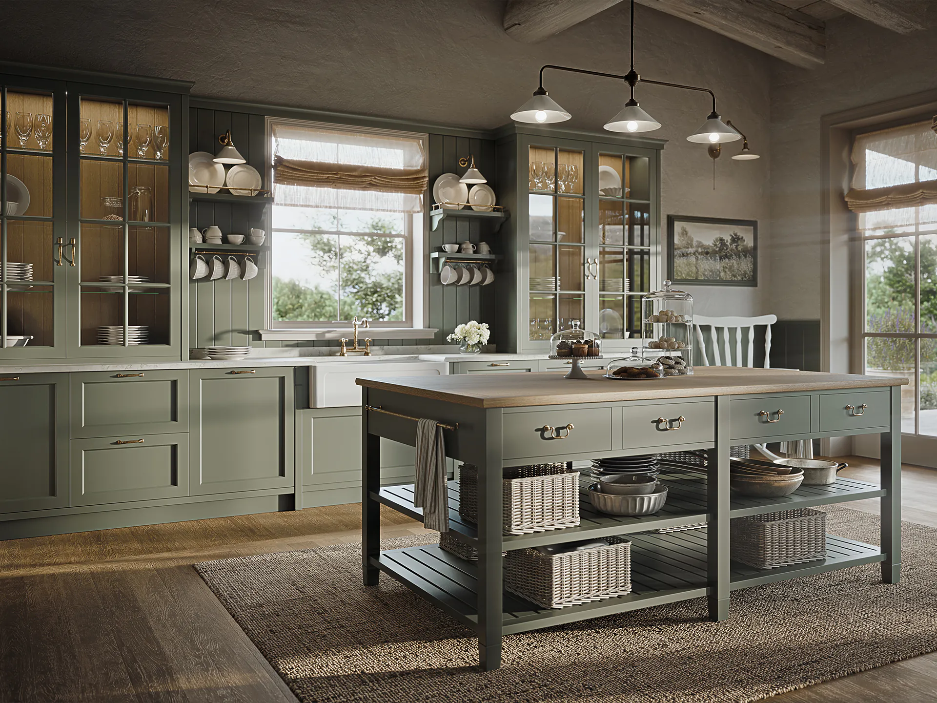 AlmaCover Marchi Cucine compie 50 anni e presenta Adalise, la nuova cucina country chic in spicy red che ridefinisce l'abitare