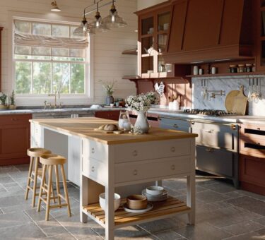 Marchi Cucine compie 50 anni e presenta Adalise, la nuova cucina country chic in spicy red che ridefinisce l'abitare