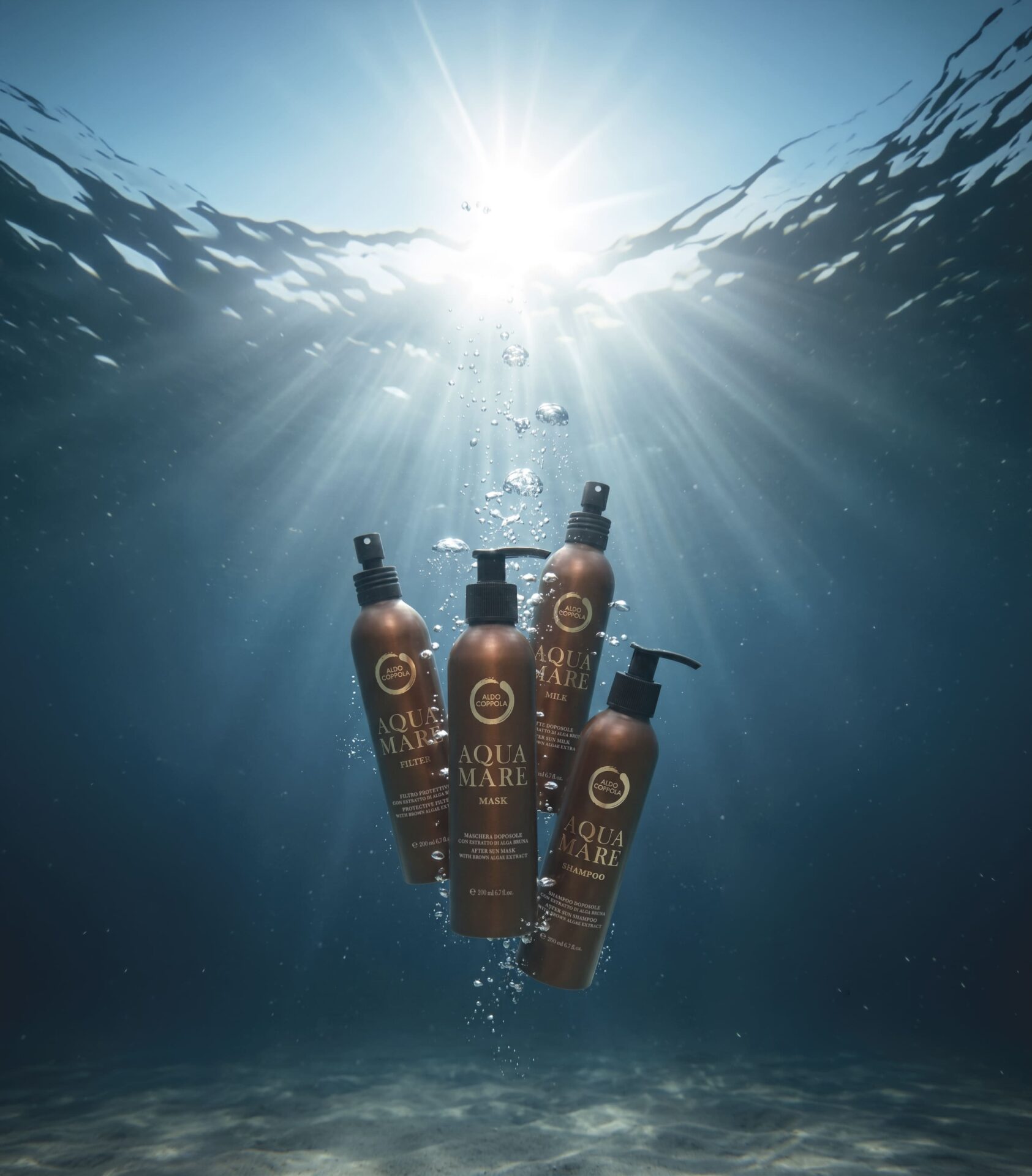 Aldo-coppola-aquamare-new-famiglia-2026 Aquamare haircare: la linea beauty capelli sostenibile che protegge mare e capelli