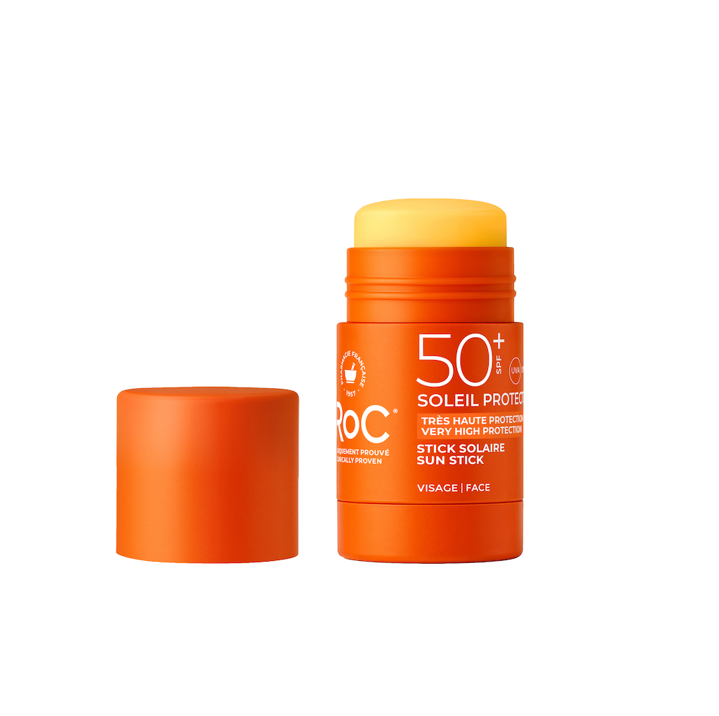 RoC-STICK-SOLEIL-PROTECT-EMEA-FRONT-OPEN-CAP Solari: l’estate in uno stick
