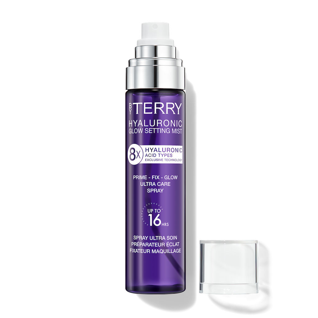 by-terry-paris-HYALURONIC_GLOWSETTINGMIST_PACKSHOTS_Overhead_Open Make up in viaggio: i must have dell’estate