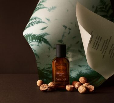 Aesop Fragrant Fables collezione profumi e Unforeseen Aer Eau de Parfum